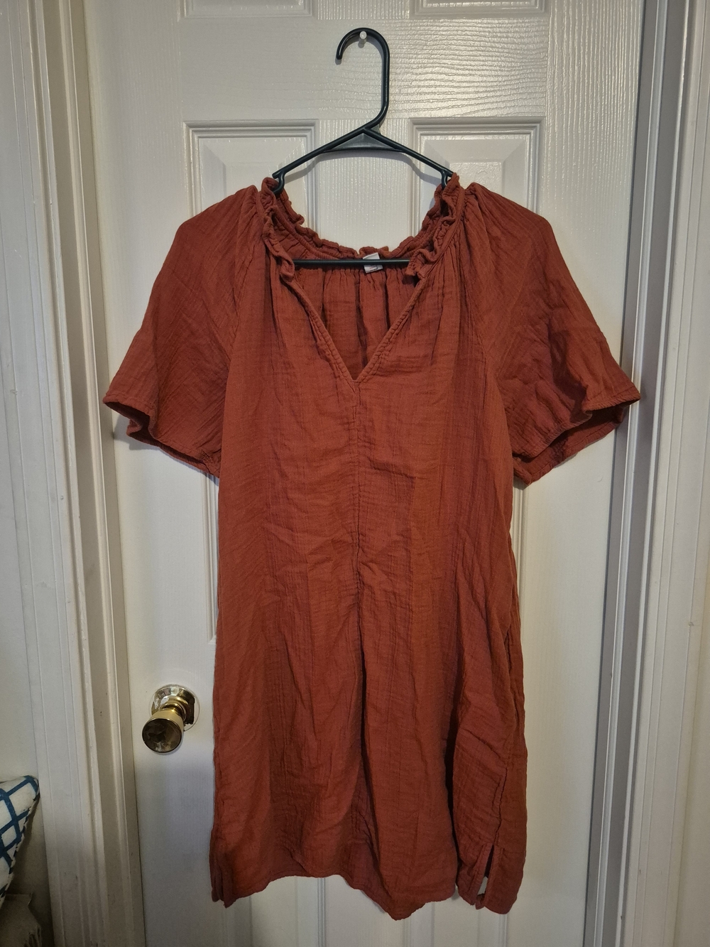 Old Navy Burnt Orange Short-Sleeve Dress